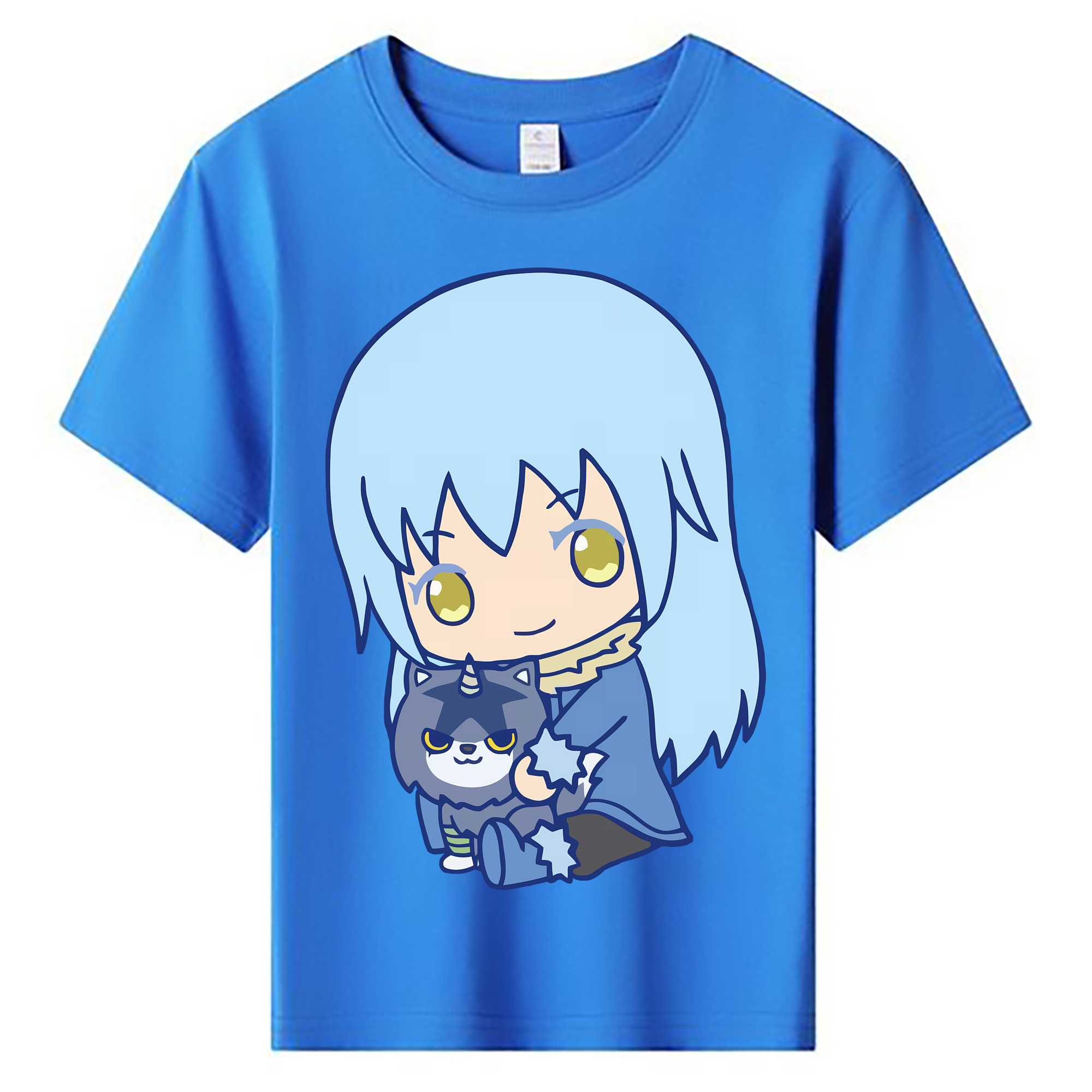 （画像用） 転スラ Regarding Reincarnated to Slime 綿100％キッズTシャツ（フロントプリント）